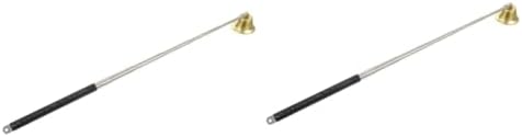 2pcs Retractable Candle Snuffer and Trimmer for Home Office Use