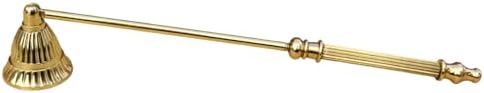 Living Ideas Solid Brass Candle Snuffer with Rotating Bell