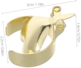 LIFKICH 2pcs Heart Shaped Candle Snuffer Metal Wick Extinguisher