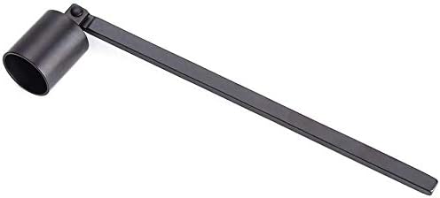Elegant Black Candle Snuffer with Long Handle