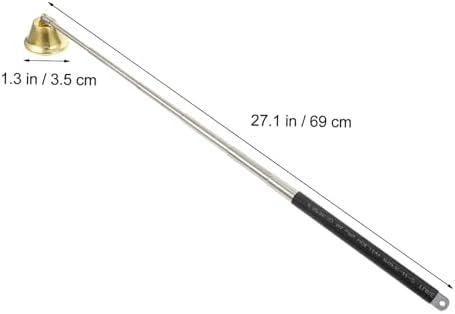 HOOTNEE 1pc Extendable Candle Snuffer Extinguisher for Home and Banquet Use