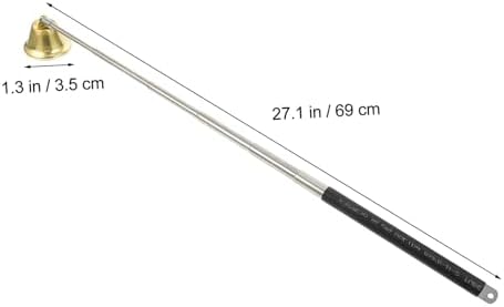 STOBAZA 1pc Extensible Buddhist Candle Snuffer with Candle Cutter and Wicks Trimmer