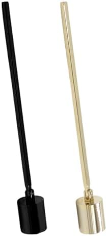 Zerodeko 2Pcs Stainless Steel Candle Snuffer Long Handle