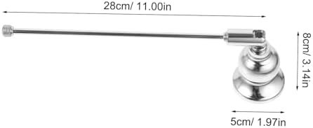 STOBAZA 3pcs Long Handle Candle Snuffer for Scented and Tea Light Candles