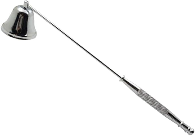 Gold Metal Candle Snuffer with Long Handle