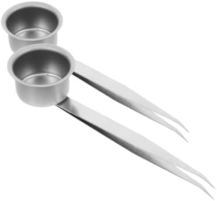 2pcs Candle Maintenance Tool Flame Tongs Iron Wick Dipper Snuffer