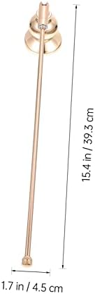Stobaza 2pcs Long Handle Candle Snuffer Extinguisher for Candles and Aromatherapy