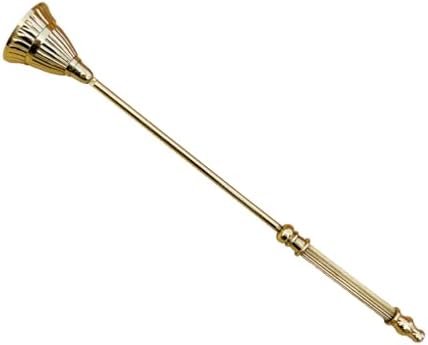 Living Ideas Solid Brass Candle Snuffer with Rotating Bell