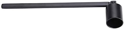 Elegant Black Candle Snuffer with Long Handle