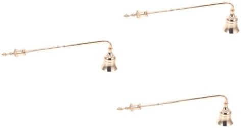 3pcs Candle Snuffer Tool with Metal Construction for Easy Flame Extinguishing