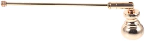 Reusable Candle Snuffer Handle with Gold Design