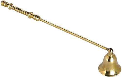 Hand Crafted Brass Candle Snuffer with Spiral Handle