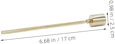 Zerodeko 2Pcs Stainless Steel Candle Snuffer Long Handle