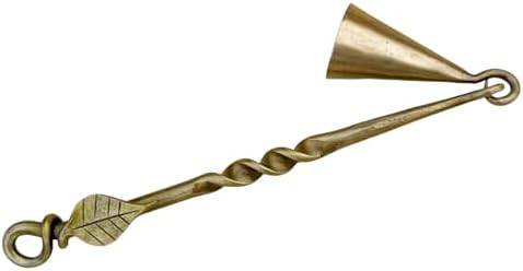 Living Ideas Hand Forged Leaf Candle Snuffer
