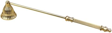 Living Ideas Solid Brass Candle Snuffer with Rotating Bell