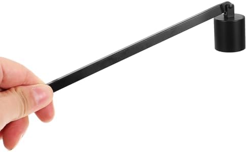 Elegant Iron Candle Snuffer for Home Weddings and Parties Black