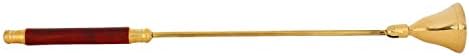 Brass Candle Snuffer with Wooden Handle 1