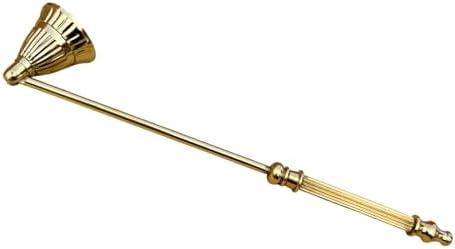 Living Ideas Solid Brass Candle Snuffer with Rotating Bell