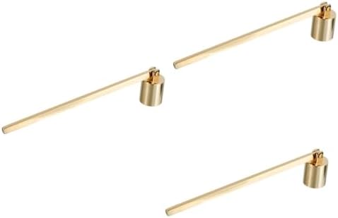 3PCS Stainless Steel Candle Snuffer Set for Safe Wick Extinguishing
