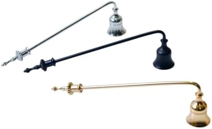 4Pcs Long Handle Metal Candle Snuffer Set Gold