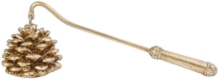 NIKKY HOME Gold Candle Snuffer with Handle