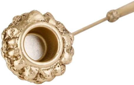 NIKKY HOME Gold Candle Snuffer with Handle