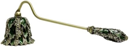 Earssa Candle Snuffer Green Vintage Metal Holder