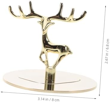 Metal Candle Topper Cover with Elk Design for Jar Candles