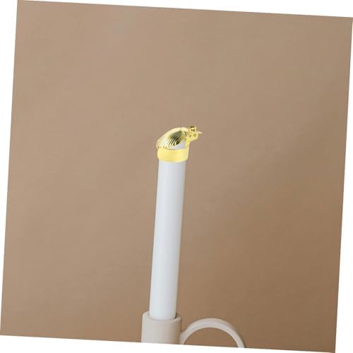 Cabilock 2pcs Automatic Metal Candle Snuffer Flame Extinguisher