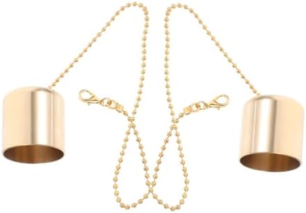 ERINGOGO 4pcs Brass Candle Snuffers with Unique Design