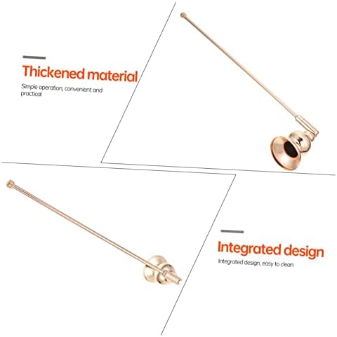 RORPOIR Candle Snuffer Elegant Bell Design Long Handle