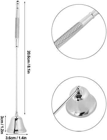 Fydun 1Pcs Fashion Stainless Steel Candle Snuffer Cover Wick Trimmer Set