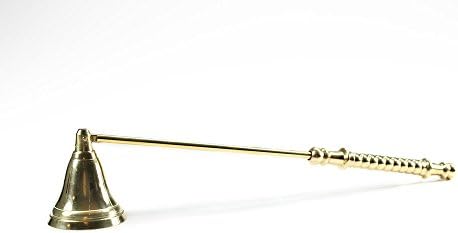 Candle Snuffer Prime Golden Plated Brass 10 Inch