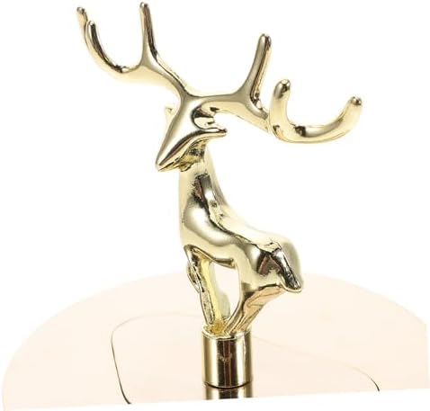 Metal Candle Topper Cover with Elk Design for Jar Candles