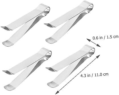 4pcs Stainless Steel Candle Extinguisher Clips
