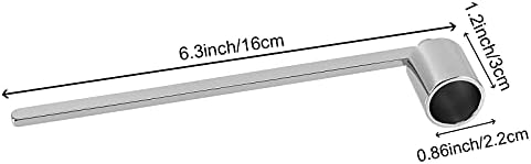 3 Pack 63 Inch Silver Candle Snuffers with Long Handle