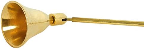 Brass Candle Snuffer with Wooden Handle 1