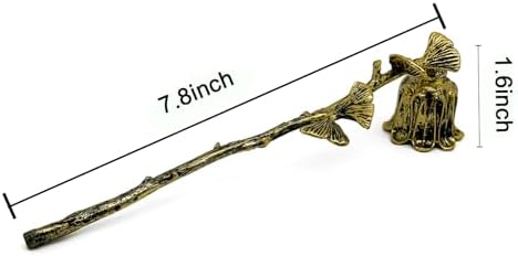 AimtoHome Candle Snuffer with Ginkgo Leaf Design