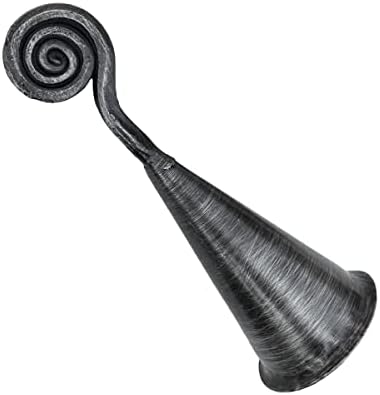 Hand Forged Iron Candle Snuffer with Rotating Bell