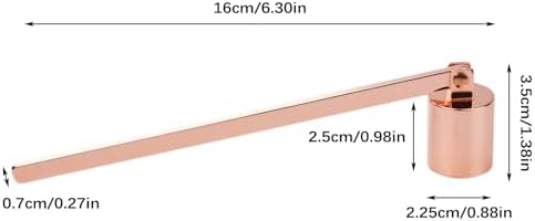 Rose Gold Candle Snuffer with Long Handle 1