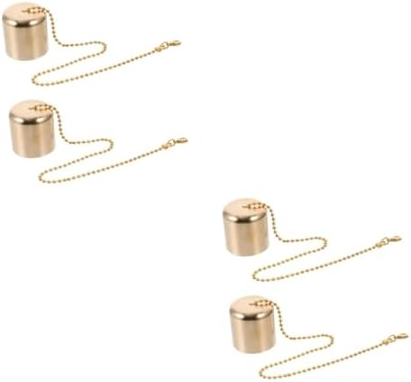 ERINGOGO 4pcs Brass Candle Snuffers with Unique Design