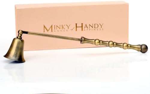 Luxury Brass Candle Snuffer - Antique Design