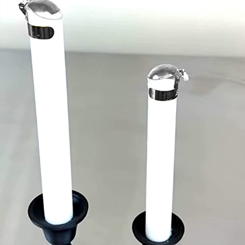 GUPE Candle Snuffer Automatic Fire Extinguisher 8 Pieces Silver