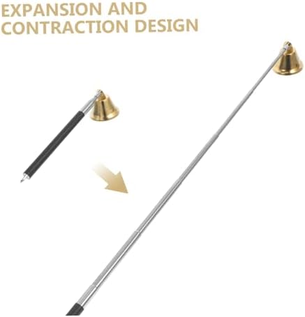 Stylish Candle Wick Snuffer with Long Reach for Easy Extinguishing