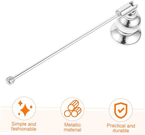 Elegant Iron Candle Snuffer Bell for Safe Extinguishing
