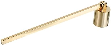 STOBAZA 1pc Stainless Steel Candle Snuffer with Long Handle and Ergonomic Design