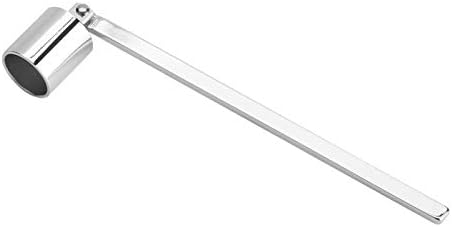 Cyrank Silver Candle Snuffer with Long Handle