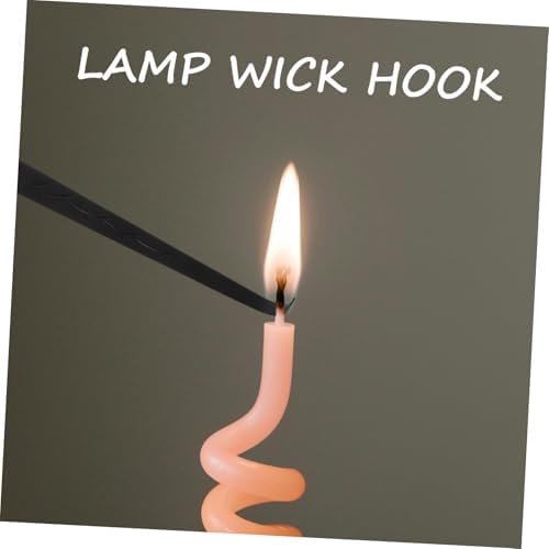 Happyyami 2pcs Stainless Steel Candle Wick Hooks Snuffer Hook
