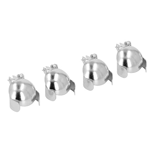 Automatic Candle Snuffers 4pcs Stainless Steel Candle Extinguisher Silver