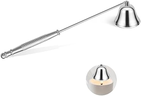 Navpeak Candle Extinguisher with Long Handle Silver
